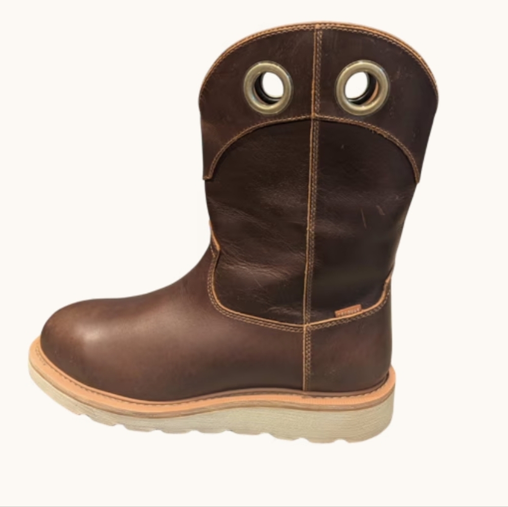 NWT Tecovas Dark Brown Leather Western Boots 11D
